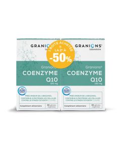 Granions Coenzyme Q10 120mg Lot 1+2ème à -50%  2x30 Gélules