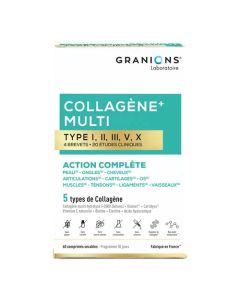 Granions Collagène Multi Types I, II, III, V, X Comprimés x60