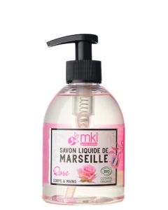 MKL Green Nature Savon Liquide Marseille Bio Rose 300 ml 