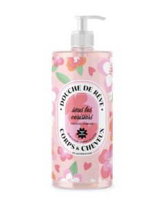 Authentine Douche de Rêve Sous Les Cerisiers Edition Limitée du Printemps 1L