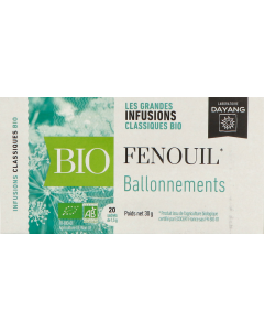 Dayang Infusion Fenouil Bio Infusettes 1g5 x20