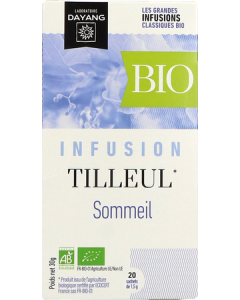 Dayang Infusion Tilleul Bio Infusettes 1g5 x20