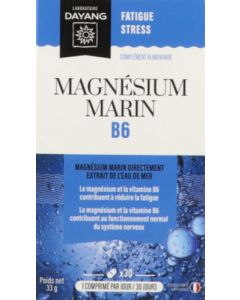 Dayang Magnesium Marin Vitamine B6 30 comprimés 
