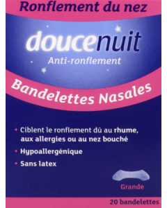 Douce Nuit Bandelette Nasale Ronflement Gm 20