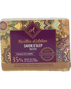 Recettes D'Antan Savon D'Alep 35% Soleil Orient 200g