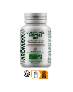 Aromaya Comprimés Neutres Bio 30 comprimés