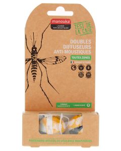 Manouka Diffuseur Boule Antimoustiques Vegetal X2