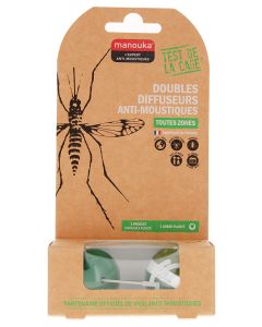 Manouka Diffuseur Boule Antimoustiques Vert X2