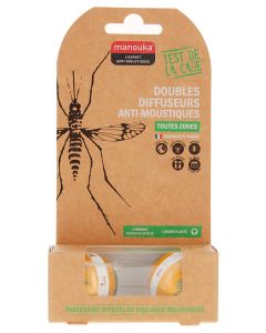 Manouka Diffuseur Boule Antimoustiques Feuille X2