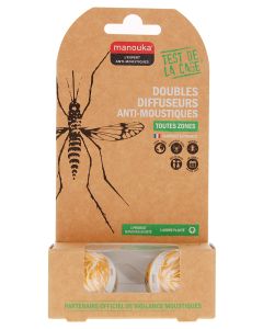 Manouka Diffuseur Boule Antimoustiques Tigre X2
