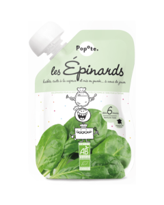 Popote Gourde Epinards Bio 120g
