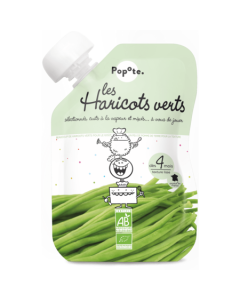 Popote Gourde Haricot Vert Bio 120g