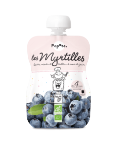 Popote Gourde Myrtille Bio 120g