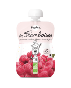 Popote Gourde Framboise Bio 120g