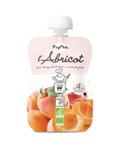 Popote Gourde Abricot Bio 120g