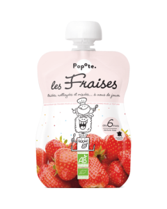 Popote Gourde Fraise Bio 120g
