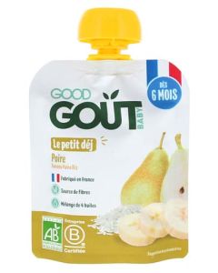 Good Gout Baby Gourde Petit Dej Poire Bio 70g