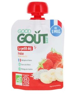 Good Gout Baby Gourde Petit Dej Fraise Bio 70g