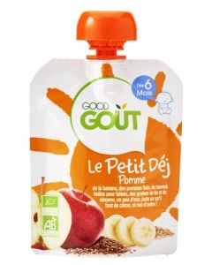 Good Gout Baby Gourde Petit Dej Pomme Bio 70g