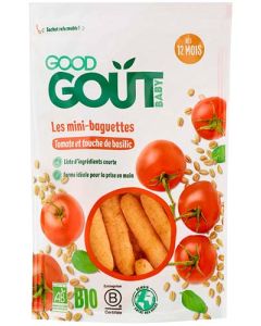 Good Gout Baby Mini Baguette à la Tomate Bio 70g