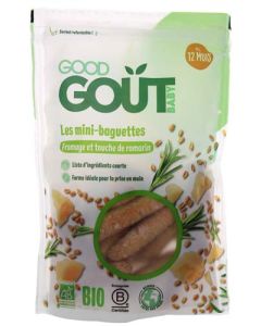 Good Gout Baby Mini Baguette Romarin Fromage Bio 70g