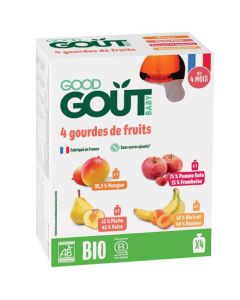 Good Goût Variety Fruits 4x120g