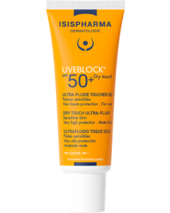 Isispharma Uveblock Spf50+ Dry Touch Ultra Fluide Toucher Sec 40ml
