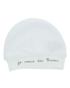 Petipouce Bonnet Naissance Bisous