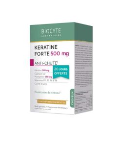 Biocyte Capillaire Pack Keratine Forte Anti-Chute 120 gélules