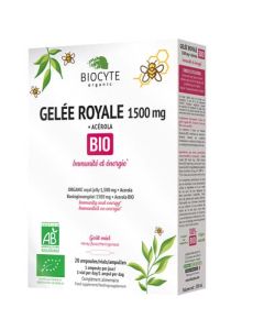 Biocyte Gelée Royale Bio 20 ampoules
