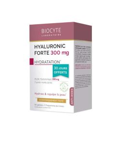 Biocyte Pack Hyaluronic Forte 300 mg Anti-Âge 90 gélules