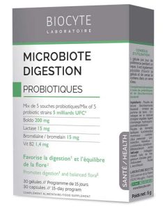 Biocyte Microbiote Digest Gélules x30