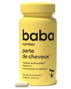 Baba Nutrition Perte de Cheveux Gélules x60