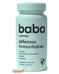 Baba Nutrition Immunité Gélules x60