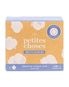 Les Petites Choses Serviette Periodique Lavable Coton Bio Jour 1