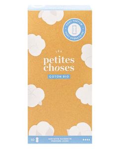 Les Petites Choses Serviettes Periodiques Maternité Coton Bio Post Partum x10