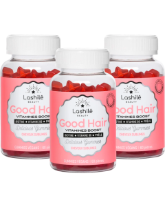 Lashilé Beauty Good Hair Vitamine Boost Gommes Tutti Frutti Vegan 60 x3