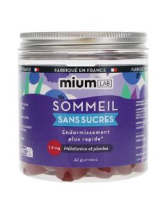 Mium Lab Sommeil Sans Sucre Gummies x42
