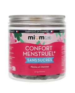 Mium Lab Confort Menstruel Sans Sucre Gummies x42