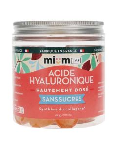 Mium Lab Acide Hyaluronique Sans Sucre Gummies x42