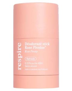 Respire Déodorant Stick Rose Pivoine 50g
