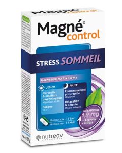 Nutreov Magné Control Stress Sommeil 30 Gélules