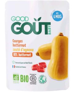 Good Gout Baby Courges Butternut Sauté d'Agneau Bio 190g