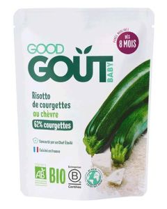 Good Gout Baby Risotto De Courgettes Au Chevre Bio 190g