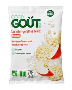 Good Gout Baby Mini Galette de Riz Pomme Bio 40g
