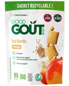 Good Gout Baby Carrés de Mangue Bio 50g