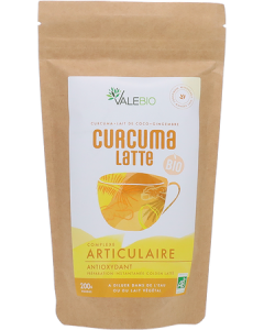 Valebio Nutricosmetique Curcuma Latte Bio 200g