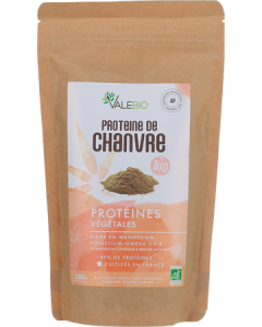 Valebio Protéines Végétale Protéine de Chanvre Bio 200g