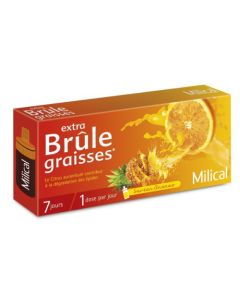 Milical Extra Brûle Graisse Citrus Ananas Unidose 10ml x7