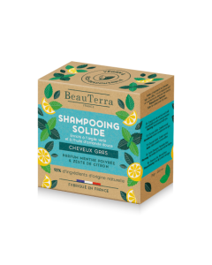 Beauterra Shampooing Solide Cheveux Gras 75g